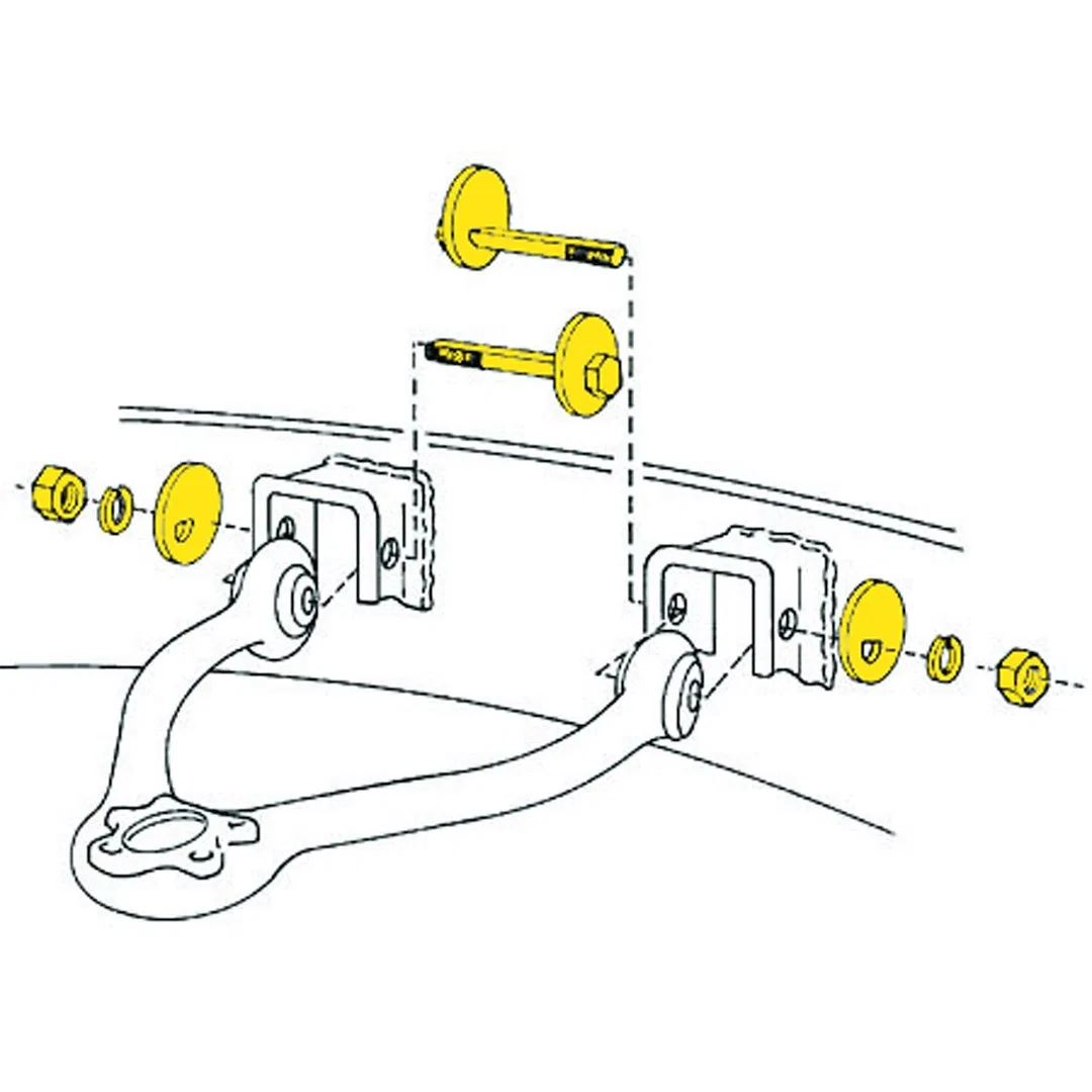 K6302 – MOOG Alignment Cam Bolt Kit, OE Replacement Adjustment Range From -1-1/8 To 1-1/8 Degree - view 3